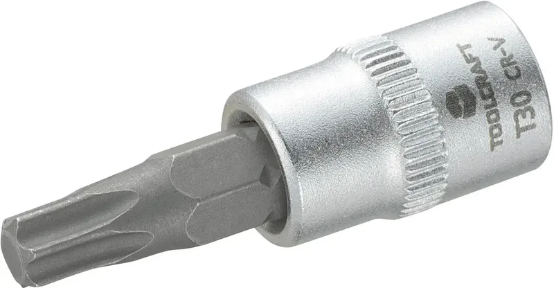 T30 816153 T-Profil Steckschlüssel-Bit-Einsatz T 30 1/4 (6.3 mm) de Toolcraft – image du produit