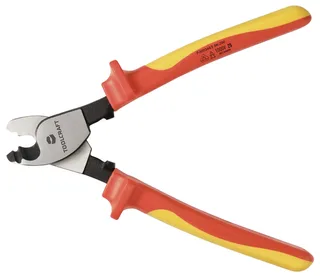 TO-10104939 Pince coupe-câbles VDE Adapté pour (technique disolation) câbles en alu et en cuivre, à 1 ou plusieurs fils 10 mm 1 38 mm² 1 de Toolcraft – image du produit 3 sur 3
