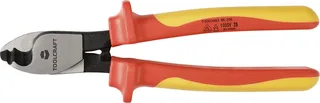 TO-10104939 Pince coupe-câbles VDE Adapté pour (technique disolation) câbles en alu et en cuivre, à 1 ou plusieurs fils 10 mm 1 38 mm² 1 de Toolcraft – image du produit 1 sur 3