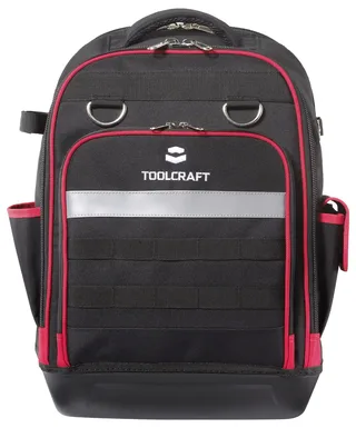 TO-10207233 Verktygsryggsäck tom (B x H x D) 35 x 45 x 23 cm von Toolcraft, Schwarz – Produktbild 3 von 3