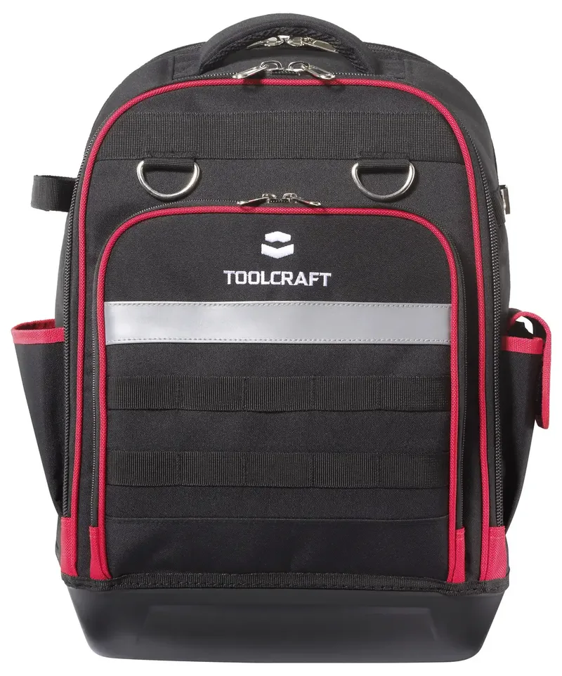 TO-10207233 Verktygsryggsäck tom (B x H x D) 35 x 45 x 23 cm von Toolcraft, Schwarz – Produktbild 3 von 3