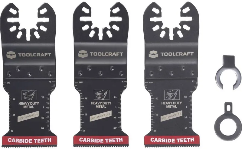 TO-10283181 Multitool toebehorenset Carbide 34 mm 3 stuk(s) by Toolcraft – product image