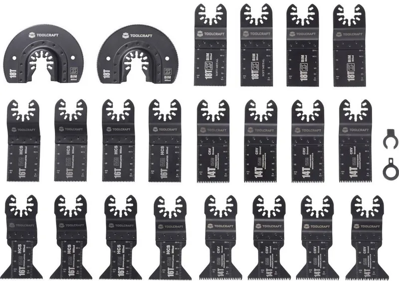 TO-10283205 Multitool toebehorenset 24 stuk(s) van Toolcraft – productafbeelding