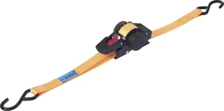 TO-10283835 Selbstaufrollender Spanngurt Zugkraft LC Niederzurren (einzeln/direkt)=320 daN (L x B) 3.5 m x 25 mm Ratsche EN 12195-2 fra Toolcraft – produktbillede 1 af 3
