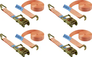 TO-10283838 Zugkraft LC Niederzurren (einzeln/direkt)=1000 daN (L x B) 6 m x 38 mm Ratsche EN 12195-2 van Toolcraft – productafbeelding 1 van 3