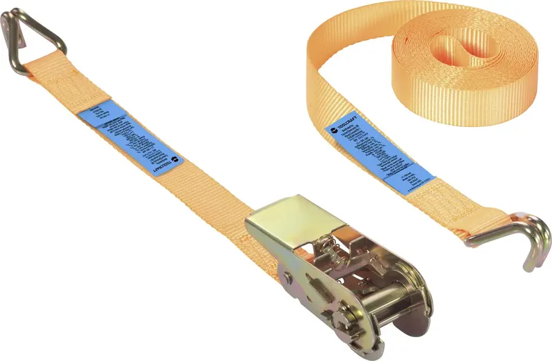 TO-10283847 Zugkraft LC Niederzurren (einzeln/direkt)=1000 daN (L x B) 5 m x 25 mm Ratsche von Toolcraft – Produktbild 1 von 3