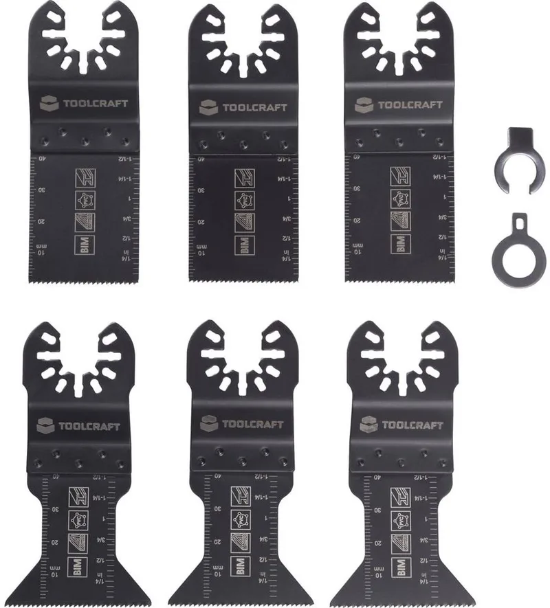 TO-10283859 Multitool toebehorenset Bimetaal 6 stuk(s) by Toolcraft – product image