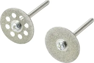 TO-11230074 Diamanttrennscheibe Durchmesser 22 mm Bohrungs-Ø 3 mm Stein, Glas, Keramik, Carbide 2 St. von Toolcraft – Produktbild 1 von 2