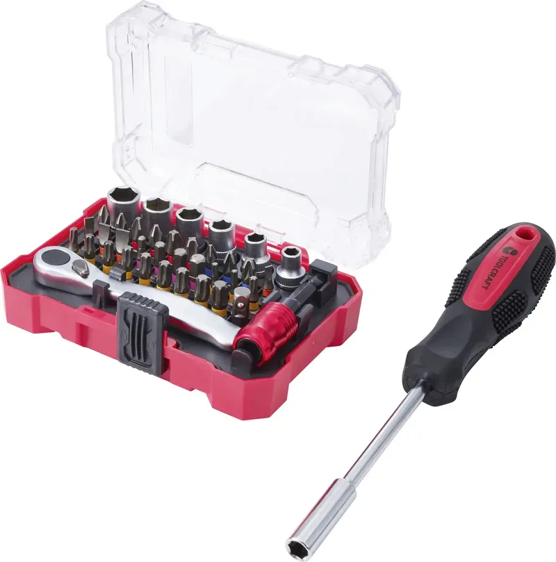 TO-11232141 Mini-Ratsche van Toolcraft – productafbeelding