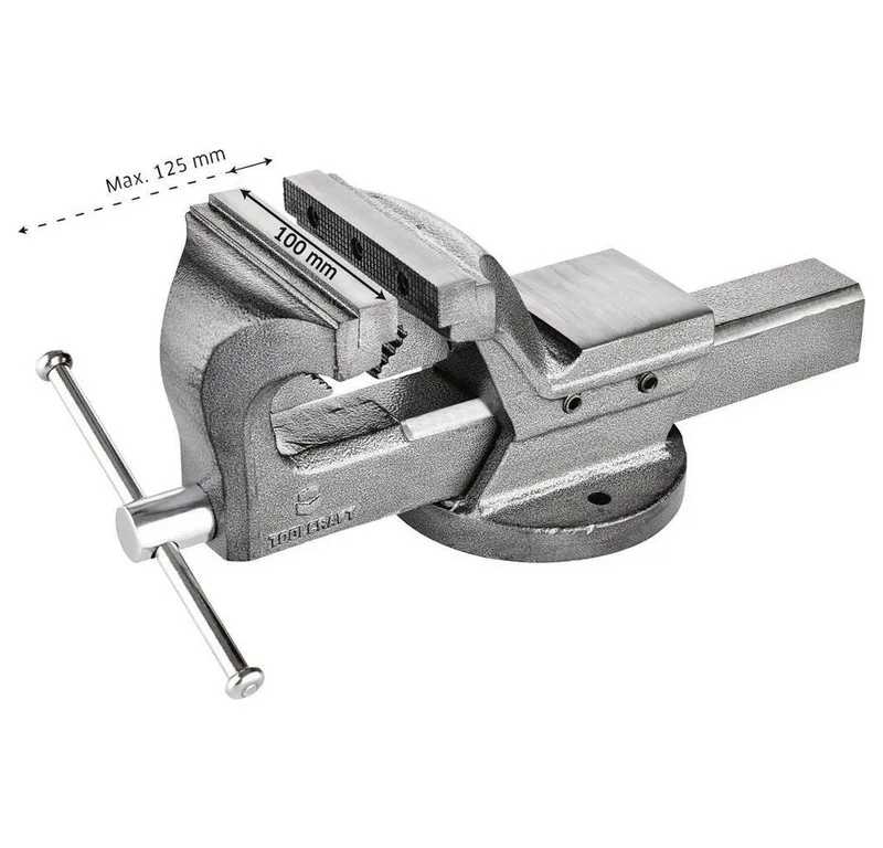 TO-5342445 Bankschroef TO-5342445 Bekbreedte: 100 mm Spanbreedte (max.): 125 mm de Toolcraft – image du produit 5 sur 5