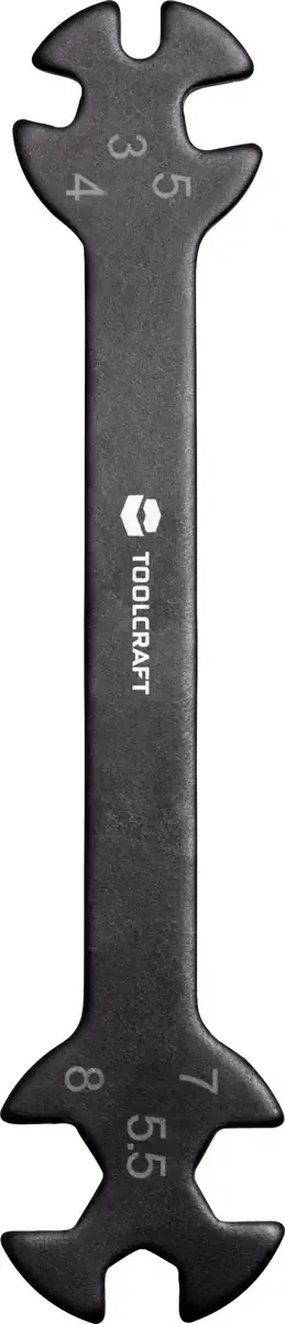 TO-5693100 17 g Doppel-Ringschlüssel Schlüsselweite (Metrisch) 3 - 8 mm by Toolcraft – product image 3 of 3