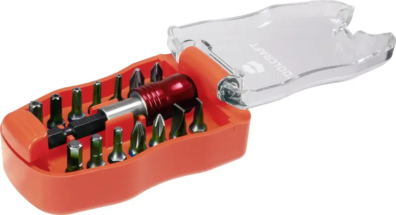 TO-6623460 Bitset 15-delig Kruiskop Phillips, Kruiskop Pozidriv, Inbus, Binnen-zesrond von Toolcraft – Produktbild 1 von 3