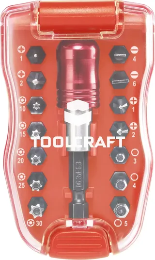 TO-6623460 Bitset 15-delig Kruiskop Phillips, Kruiskop Pozidriv, Inbus, Binnen-zesrond von Toolcraft – Produktbild 3 von 3