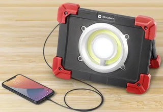 TO-6687735 Werklamp LED werkt op een accu 20 W 2500 lm de Toolcraft – image du produit 2 sur 3