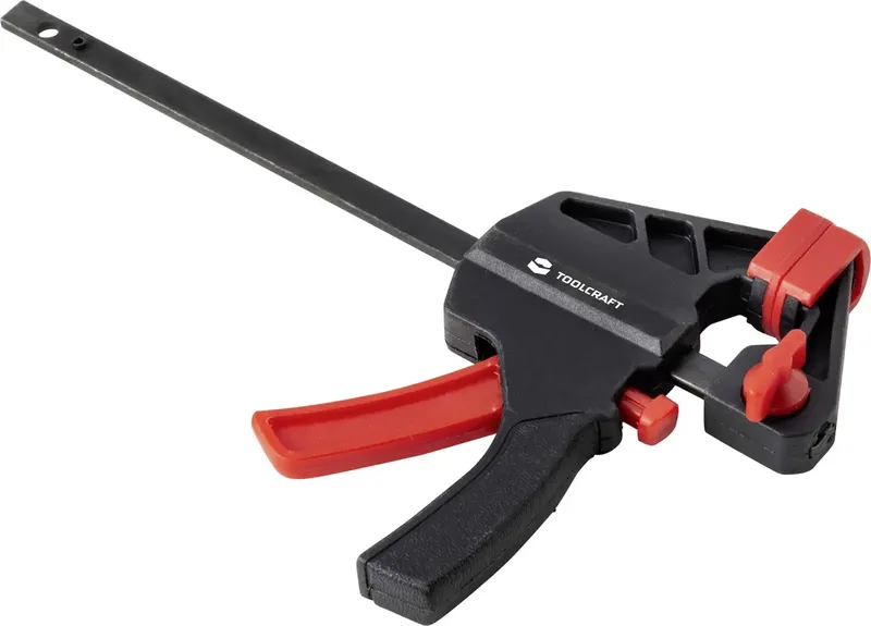 TO-6743691 Einhandzwinge Spann-Weite (max.):100 mm Produktabmessung, Länge: 180 mm Ausladungs-Maße:35 mm by Toolcraft – product image 1 of 2
