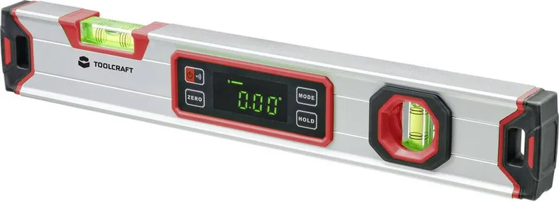 TO-7337448 Digitale waterpas Incl. magneet 400 mm 360 ° 1.0 mm/m van Toolcraft, Kleurloos – productafbeelding