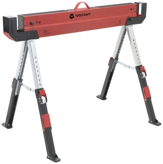 TO-7726197 Zaagbok Staal In hoogte verstelbaar 300 kg (b x h x d) 520 x 620 x 1088 mm 9.3 kg 1 stuk(s) von Toolcraft – Produktbild 1 von 3