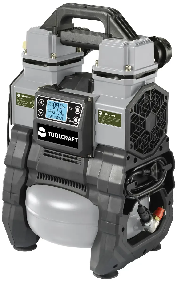 TO-7858587 Druckluftkompressor 18 VDC/230 VAC 9 bar by Toolcraft – product image 1 of 3