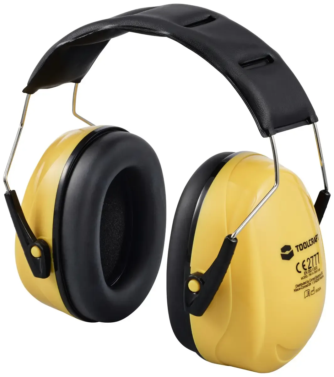 TO-8055042 Oorkap 31 dB EN 352-1 1 stuk(s) de Toolcraft, Noir, Jaune – image du produit