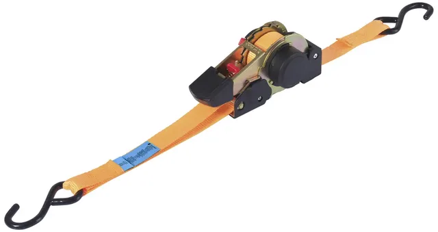 TO-9614760 Zweiteiliger Spanngurt Zugkraft LC Niederzurren (einzeln/direkt)=320 daN (L x B) 3 m x 25 mm Ratsche EN 12195-2