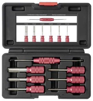 TO-9659463 Entriegelungs Werkzeug-Set Deutsch-Terminal 4 Gauge, 8 Gauge, 12 Gauge, 14 Gauge, 16 Gauge, 20 Gauge von Toolcraft – Produktbild 3 von 3