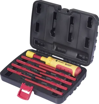 TOOLCRAFT 1~6 Nm VDE, pour électricien Set de tournevis lame réversible 9 pièces 1 - 6 Nm DIN 6789 de Toolcraft – image du produit 1 sur 3