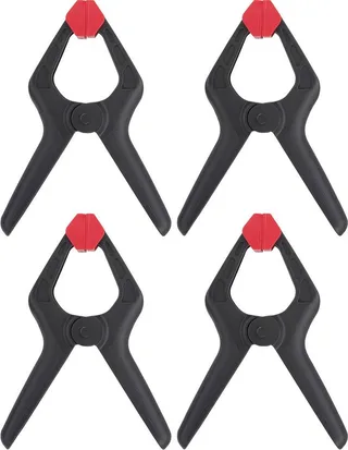TOOLCRAFT 1611470 Veerklem Spanbreedte (max.):40 mm Afmeting, lengte: 115 mm Afm. werkbereik:50 mm von Toolcraft, Kleurloos – Produktbild 1 von 3