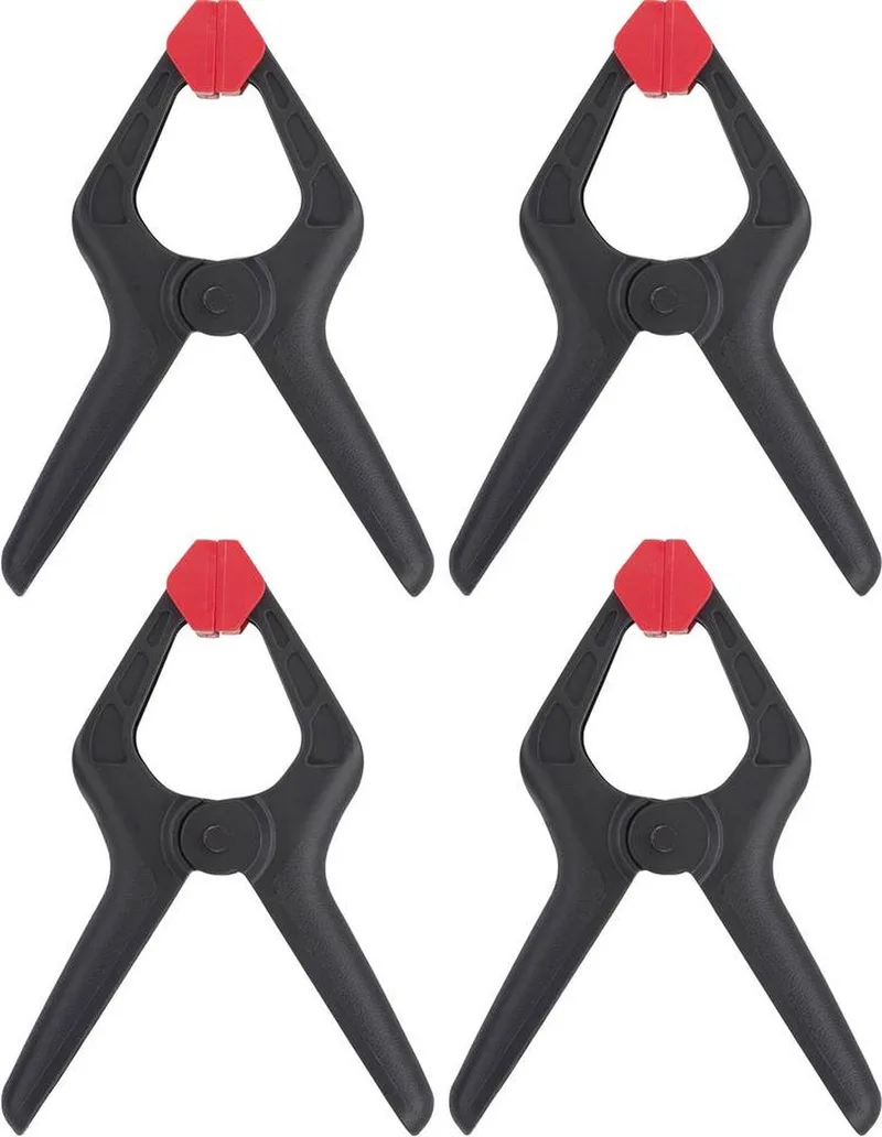 TOOLCRAFT 1611470 Veerklem Spanbreedte (max.):40 mm Afmeting, lengte: 115 mm Afm. werkbereik:50 mm von Toolcraft, Kleurloos – Produktbild 1 von 3