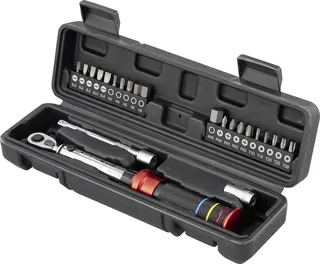 TOOLCRAFT 23 stk. TO-10332102 Drehmomentschlüssel-Set 1/4 (6.3 mm) 3 - 25 Nm de Toolcraft – image du produit 1 sur 2