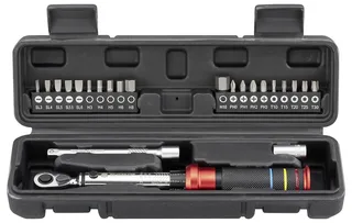 TOOLCRAFT 23 stk. TO-10332102 Drehmomentschlüssel-Set 1/4 (6.3 mm) 3 - 25 Nm de Toolcraft – image du produit 2 sur 2