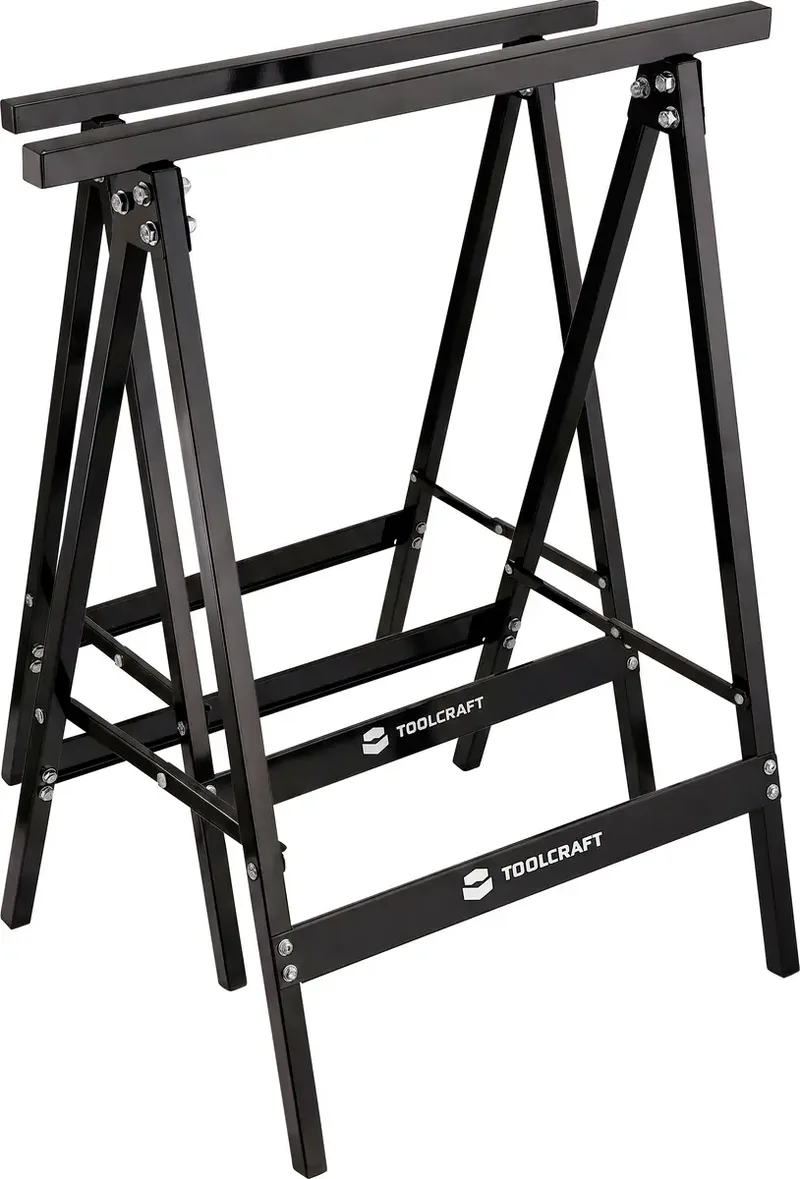 TOOLCRAFT 2xTO-11058993 Stahl Arbeitsbock klappbar 150 kg (B x H x T) 63.5 x 72.8 x 43 cm 4.8 kg 2 St. von Toolcraft – Produktbild