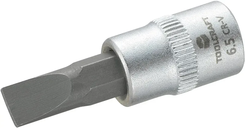 TOOLCRAFT 816065 Plat Dopsleutel-bitinzet 6.5 mm 1/4 (6,3 mm) de Toolcraft – image du produit