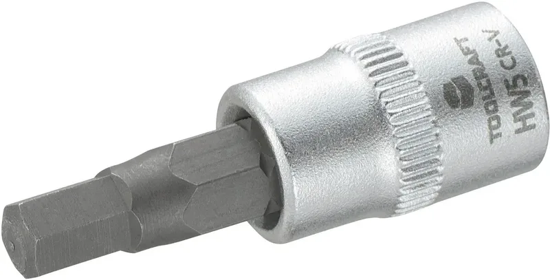 TOOLCRAFT 816070 Innen-Sechskant Steckschlüssel-Bit-Einsatz 5 mm 1/4 (6.3 mm) by Toolcraft – product image