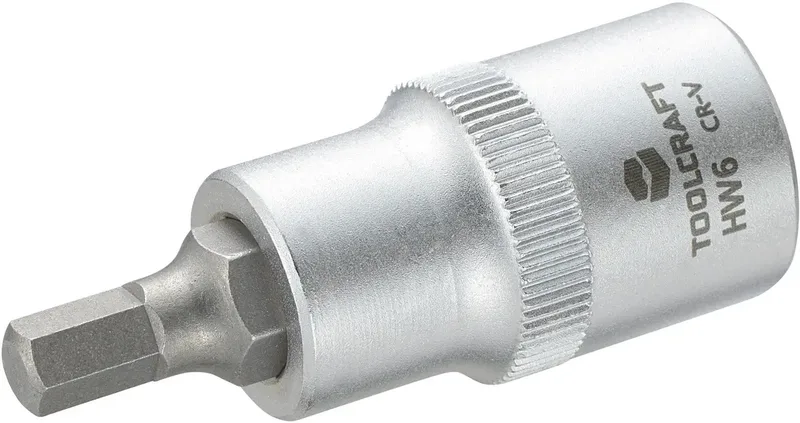 TOOLCRAFT 816156 Innen-Sechskant Steckschlüssel-Bit-Einsatz 6 mm 1/2 (12.5 mm) de Toolcraft – image du produit