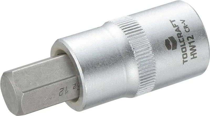 TOOLCRAFT 816160 Inbus Dopsleutel-bitinzet 12 mm 1/2 (12.5 mm) by Toolcraft, Kleurloos – product image
