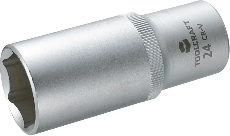 TOOLCRAFT 816187 Außen-Sechskant Steckschlüsseleinsatz 24 mm 1/2 (12.5 mm) de Toolcraft – image du produit