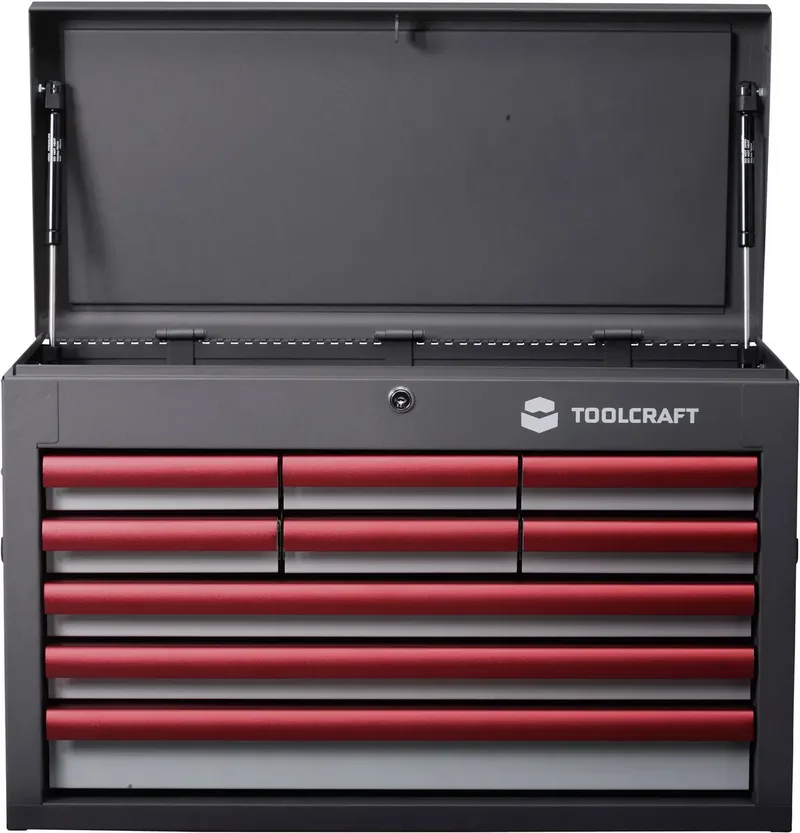 TOOLCRAFT 887090 Werkstattwagen Herstellerfarbe: Grau, Anthrazit, Rot by Toolcraft – product image
