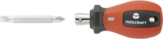 Werkplaats 8-in-1 schroevendraaier met universeel keerbaar bit by Toolcraft – product image 1 of 3