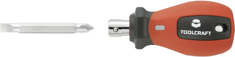 Werkplaats 8-in-1 schroevendraaier met universeel keerbaar bit by Toolcraft – product image 1 of 3
