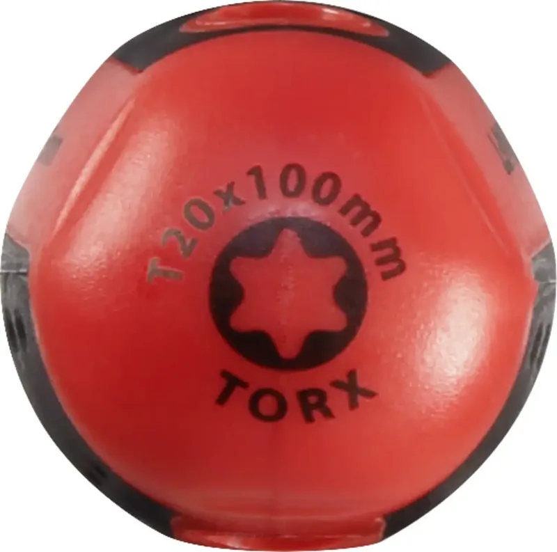 Werkstatt Sechsrund-Schraubendreher Größe (Schraubendreher) T 20 Klingenlänge: 100 mm DIN ISO 8764 1 St. by Toolcraft – product image 2 of 2