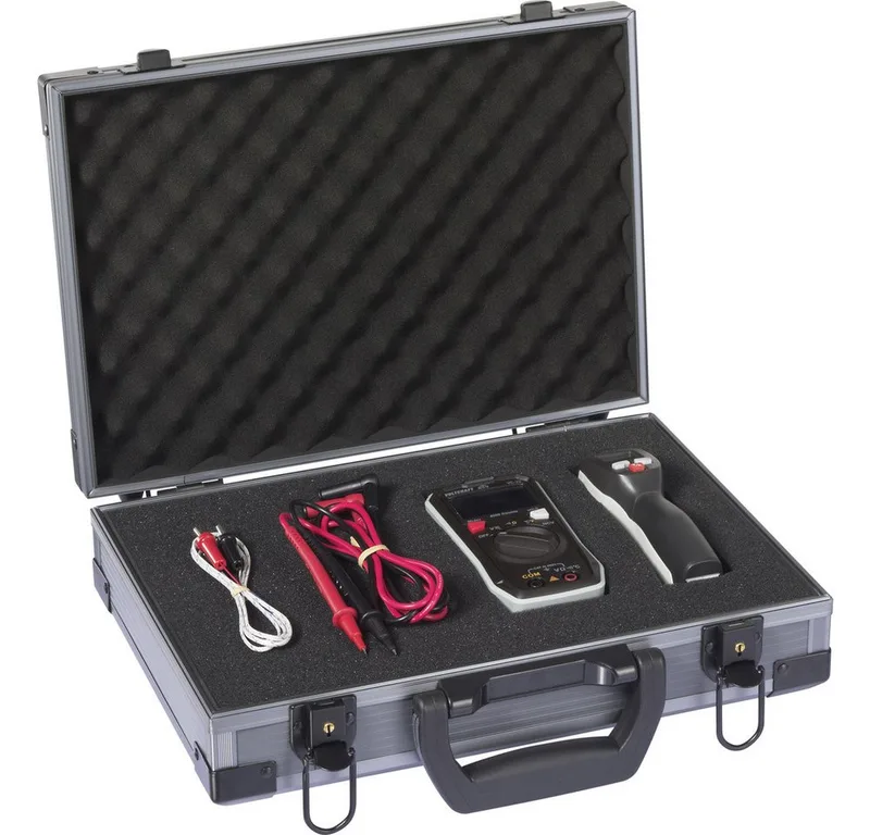 Werkzeugkoffer TOOLCRAFT TO-10308357 Werkzeug-Pilotenkoffer unbestückt 1 Stück (L x von Toolcraft, Grau – Produktbild 3 von 5