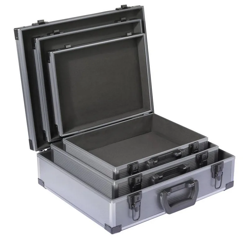 Werkzeugkoffer Universal Werkzeug-Pilotenkoffer unbestückt 3teilig (L x B x H) 44.5 x by Toolcraft – product image 2 of 5