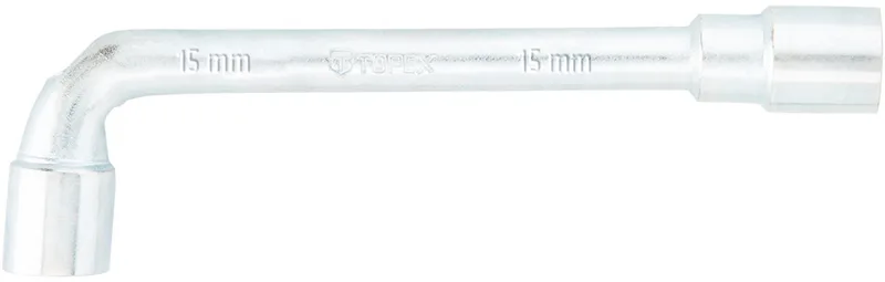Dopsleutel - 15 x 160 mm - Zeshoekig von Topex, Metaalkleur – Produktbild
