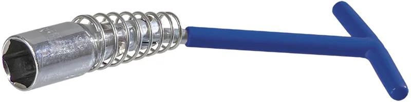 Dopsleutel - 21 mm - Verchroomd - Ergonomische Handgreep van Topex, Wit, Zilver – productafbeelding