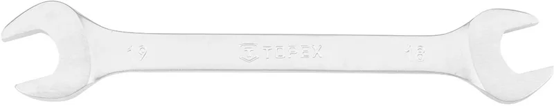 Dubbelzijdige Steeksleutel - 18 x 19 mm - Chroom-Vanadium Staal van Topex – productafbeelding