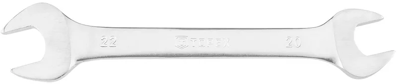 Dubbelzijdige Steeksleutel - 20 x 22 mm - Ergonomisch - Chroom-Vanadiumstaal von Topex – Produktbild