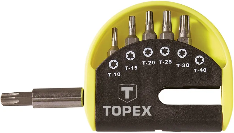 Grupa Topex - Torx Bit Set - 7 Stuks - Hoogwaardige Staal - Organiser Handvat van Topex – productafbeelding