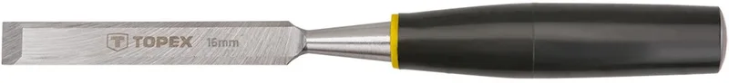 Houtbeitel - 16 mm - Ergonomische Kunststof Handgreep van Topex – productafbeelding