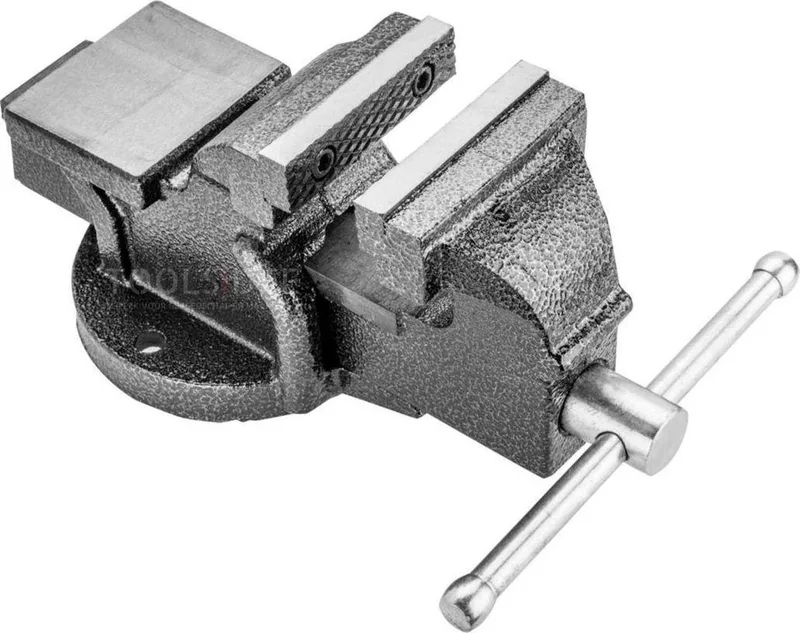 Imadło Serie - Bankschroef - 100 mm - Sterke Druk - Gietijzer Constructie by Topex, Grey – product image