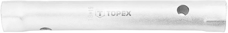 Klucz Serie - Dubbelzijdige Pijpsleutel - 18 x 19 mm by Topex, Grey – product image